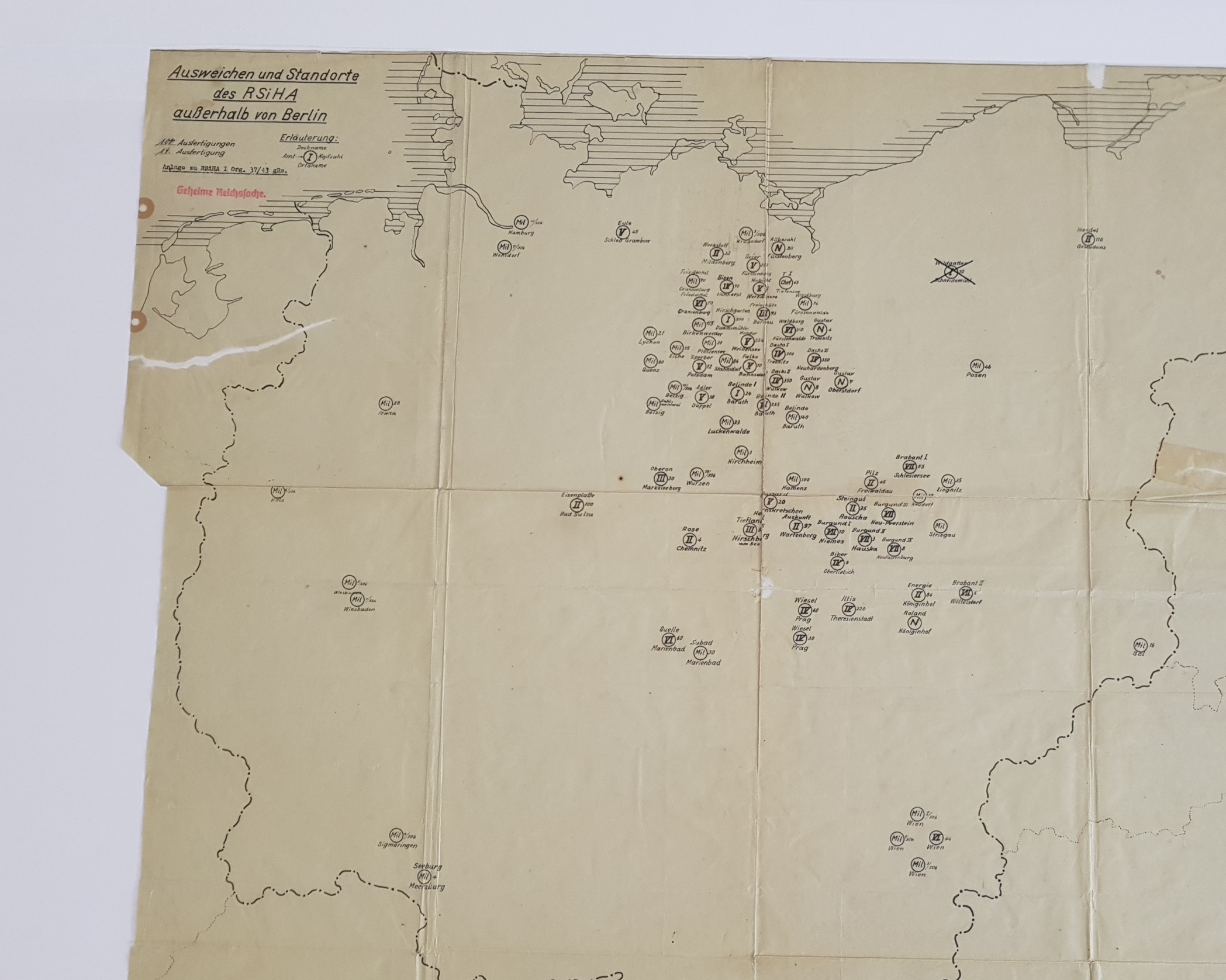 Ausweichstandorte des RSHA außerhalb von Berlin, BArch B, R 58/9659