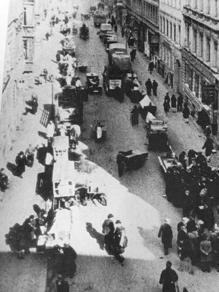 Die Grenadierstraße um 1930 Foto: Abraham Pisarek