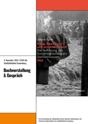 Buchvorstellung und Gespräch Janine Fubel Oranienburg 04.12.2025